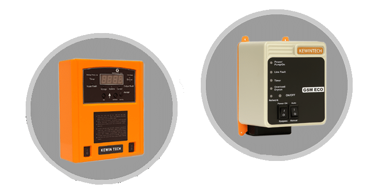 Kewintech GSM ECO and GSM Plus smart motor starter for farmers