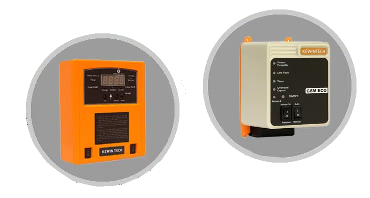 Kewintech GSM ECO and GSM Plus smart motor starter for farmers